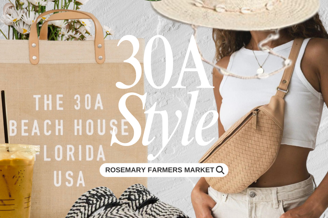 Outfits Style Guide for a Beach Vacation - Rosemary Farmers Market: Chic and Effortless