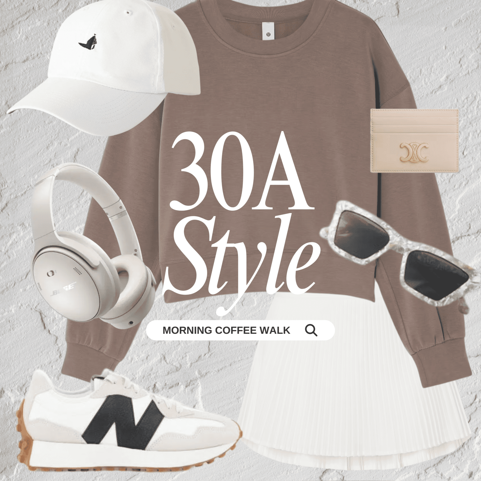 Outfits Style Guide for a Beach Vacation - Morning Coffee Walk: Comfortable and Casual